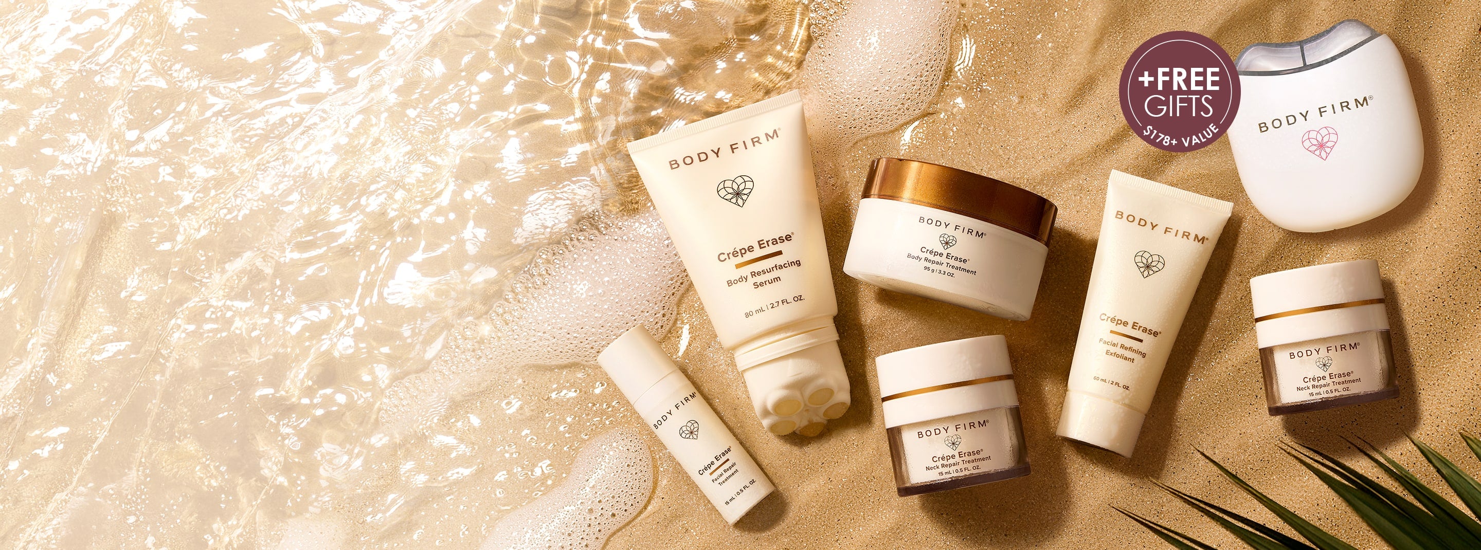 Bodycare Products With Free gifts Banner